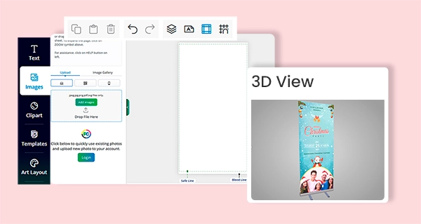 Upload Artowrk & Design